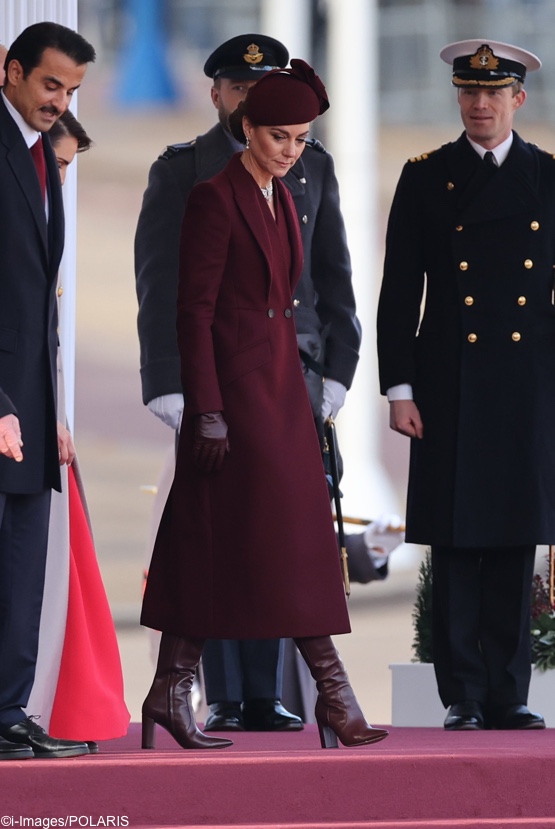 The Princess Wears Sarah Burton/Alexander McQueen & Eponine for Qatar State Go to – What Kate Wore