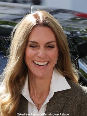 The Princess Wears Separates for Rainy Natural History Museum Engagement