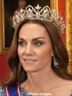 The Princess of Wales in Jenny Packham and a Surprise Tiara at State Dinner